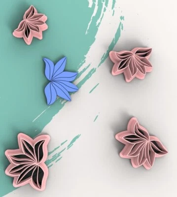 Flower 14 Polymer Clay Cutter - Image 1 of 2
