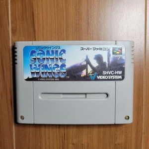 Nintendo Super Famicom SFC Sonic Wings JP Edit Very Good GP - Picture 1 of 4