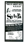Vintage 1995 SARAH JESSICA PARKER comme SYLVIA ! Rare flyer de handbill hors Broadway !