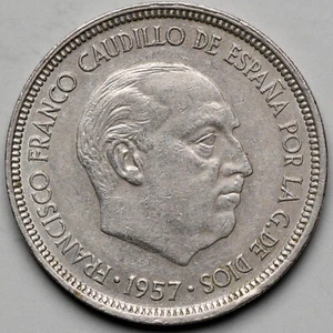 1957 Spain (1974) 5 Pesetas - Picture 1 of 2