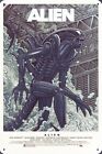 Affiche de film Alien illustration science-fiction action horreur étain panneau métallique