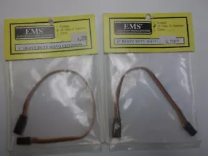 EMS heavy duty servo lead extensions-for JR/HiTec/Spectrum-New in the package. - Picture 1 of 3