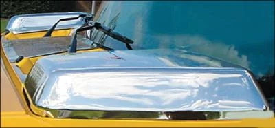 Cubierta cromada salida de aire capó PARA HUMMER H2 H 2 - Imagen 1 de 3