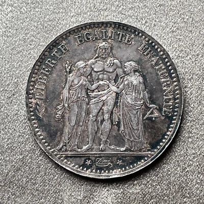 France - 3rd Republic, 5 Francs 1873A Paris - Image 1 of 2