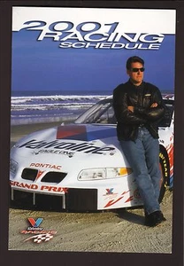 Johnny Benson--2001 Valvoline Pocket Racing Schedule - Imagen 1 de 2