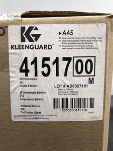 KLEENGUARD A45 Liquid -Particle Protection full body Suit 2XL 41517 Case of 26 - Picture 1 of 3