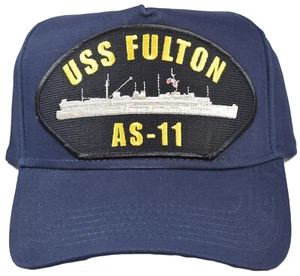USS Fulton AS-11 Ship HAT - Navy Blue - Picture 1 of 1