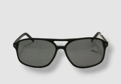 $370 Ermenegildo Zegna Men's Black Leggerissimo Aviator Sunglasses 60-14-140 - Image 1 of 4
