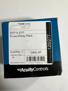 nLight Acuity Controls NPP16EFP Power/Relay Pack 120/277V New - Picture 1 of 4