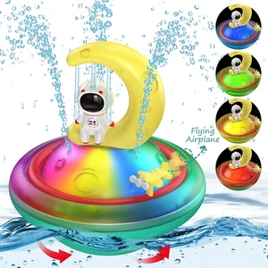 Baby Bath Toys for Toddlers, Spray Water Toy Rotation Baby Light up Bath Toys, - Picture 1 of 12