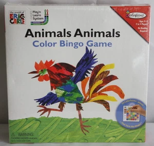 Eric Carle Animals Color Bingo Game ages 4-8 1989  - Picture 1 of 4