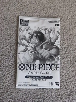 One Piece English Tcg Tournament Pack Vol.5 Booster Pack - Image 1 of 2