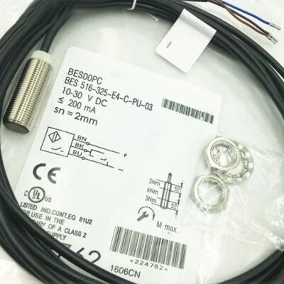 New For BES00PC BES 516-325-E4-C-PU-03 Inductive Proximity Sensor Replacement - Image 1 of 3
