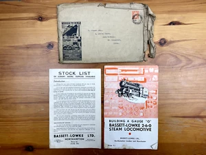 VINTAGE 1946 BASSET LOWKE LTD BUILDING A 0 GUAGE 2 6 0 STEAM LOCOMOTIVE BOOK - Picture 1 of 10