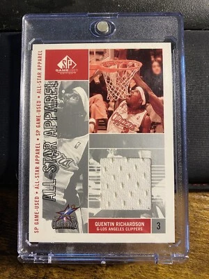 2002 Upper Deck SP Game Used All-Star Apparel PATCH QUENTIN RICHARDSON #QR-AS - Image 1 of 3