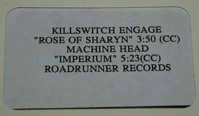 KillSwitch Engage Rose Of Sharyn & Machine Head Imperium RoadRunner Video Promo - Image 1 of 4