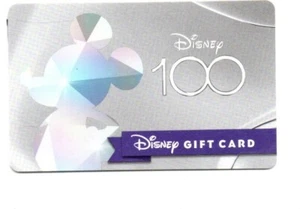 Disney Mickey Mouse 100 Paper Gift Card No $ Value Collectible - Picture 1 of 1