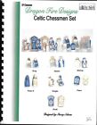 Dragon Fire Designs~Celtic Chessmen Set~cross stitch pattern booklet