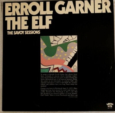 Erroll Garner:The Elf, the Savoy Sessions (Savoy SJL-2207 2Lp)Jazz 1976 Like New - Image 1 of 4