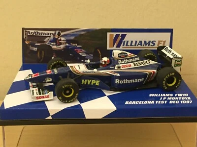 CONVERSIONE 1:43 MINICHAMPS WILLIAMS RENAULT FW19 MONTOYA BARCELONA 1997 ROTH... - Immagine 1 di 4