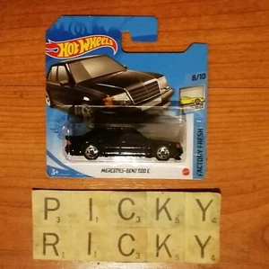 Hot Wheels Mercedes Benz 500E 145/250 Black - Factory Fresh 8/10 - Mattel/2021 - Picture 1 of 3