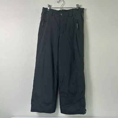 Obermeyer Pantalones de Esquí Juniors Talla M 10 12 Negro Snowboard Bolsillos Cremallera Foto 1 de 4