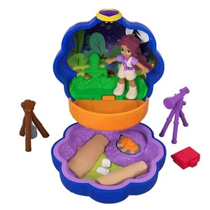 Polly Pocket Tiny Pocket Places Campground Compact With Shani Doll - Picture 1 of 1