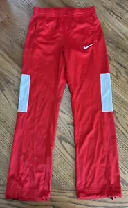 Nike Dri-Fit Running Sport Basketball Jogginghose Herren Gr. S rot (#210) - Bild 1 von 7