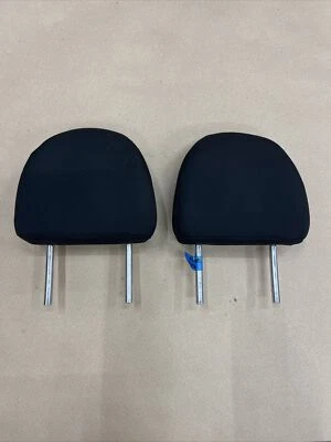 2014-2019 Nissan Versa Note REAR HEADRESTS Head Rest Right Cloth SET BLACK - Image 1 of 4