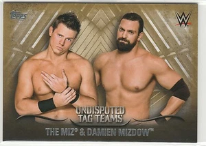 2016 Topps WWE Undisputed Tag Teams Gold #UTT37 The Miz & Damien Mizdow * 02/10 - Picture 1 of 1