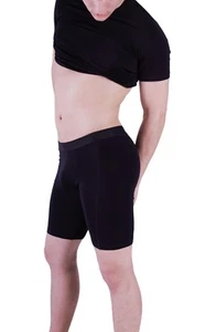 Doreanse Athetic Long Boxer Body-Defining Fit With Seamed Pouch Black 1792 4 - Picture 1 of 9
