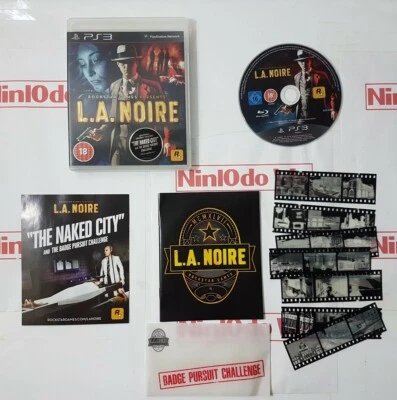 L.A. Noire "THE NAKED CITY" +Badge pursuit challenge (PlayStation 3 - PS3) - Image 1 of 4