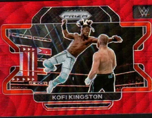 Panini Prizm WWE 2022 - Ruby Wave paralelo #16 Kofi Kingston - Imagen 1 de 2