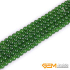 Pierre précieuse jade vert taïwanais perles rondes pour la fabrication de bijoux 15" 4mm 6mm 8mm 10mm