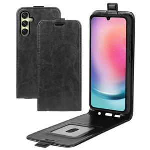 Up & Down Vertical Flip Leather Wallet phone Case cover For Samsung Galaxy A16 - Imagen 1 de 34