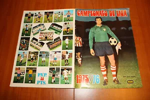 ALBUM FUTBOL ORIGINAL "CAMPEONATO DE LIGA 75-76" INCOMPLETO FHER DISGRA 1975 - Imagen 1 de 12