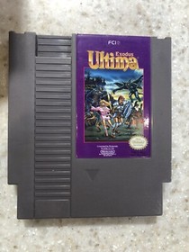ULTIMA EXODUS GAME ORIGINAL Nintendo System CLASSIC 1985 NES HQ