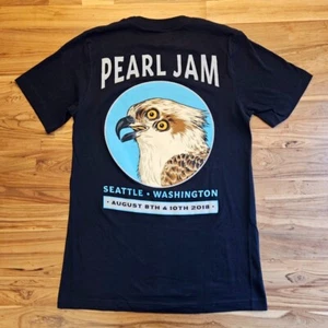Pearl Jam T-Shirt 2018 Seattle Home Shows Osprey, Mens Small, Large Graphic - Picture 1 of 4
