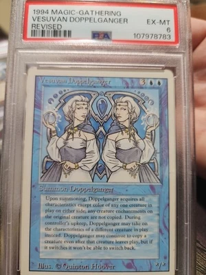 1994 MTG Vesuvan Doppelganger Revised 3rd Edition Graded PSA EX-MT 6   - Image 1 of 2