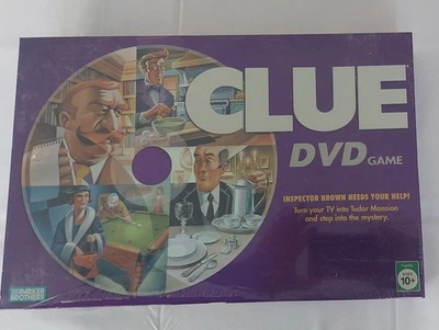 NEW Clue Interactive DVD Detective Board Game-2006 Parker Brothers -Sealed - Image 1 of 2