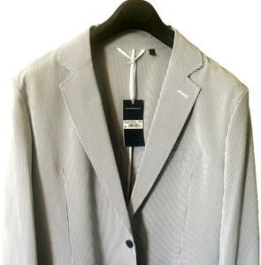 Vineyard Vines Seersucker Blazer sports coat blue white  sz 46L  retail $425 NWT - Picture 1 of 10