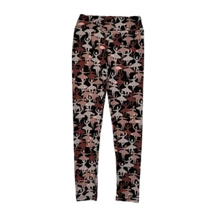 LULAROE Ballerina Leggings Size Large XL Kids Pink Tan Brown Soft Full Length - Picture 1 of 5