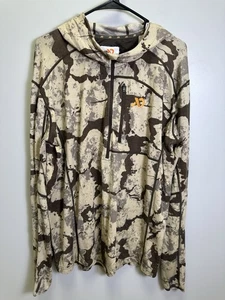 First Lite Horno Sudadera con Capucha Grande Cerca Camuflaje 250 Peso Merino Cuarto Cremallera (Muestra) - Imagen 1 de 10
