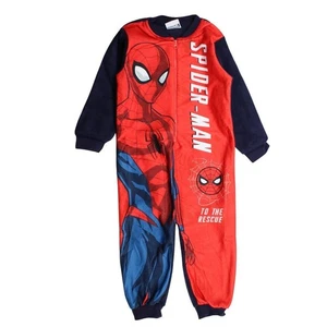 Disney Tuta in Pile di Spiderman, Nero, 4 Anni Men's-4 anni - Foto 1 di 3