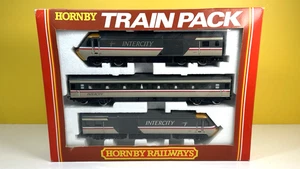 HORNBY R397 OO GAUGE BR INTER CITY SWALLOW LIVERY 125 HIGH SPEED TRAIN PACK MIB - Picture 1 of 12