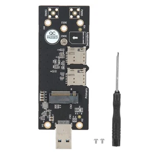 M.2 Key B To USB 3.0 With Dual SIM Card Slot Network Accessories Adapter Card CB - Afbeelding 1 van 18