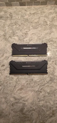 Corsair Vengeance RGB Pro 64GB (2x32GB) RAM DDR4 3200MHz CMW64GX4M2E3200C16 - Image 1 of 2