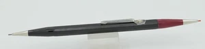 Autopoint Duo-Point 8B Black w/Black & Red Ends & Chrome 0.9mm Pencil - 1940's - Picture 1 of 3