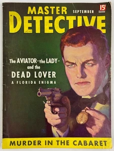Master Detective Magazine, September 1937, Vintage True Crime Stories, Pulp - Picture 1 of 5