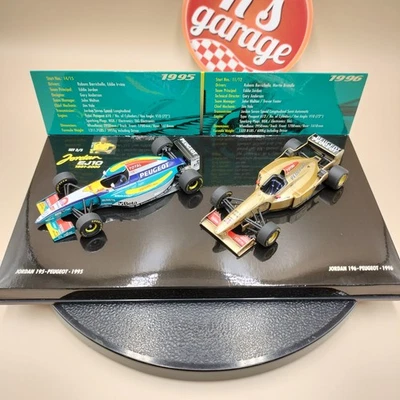 MINICHAMPS 1/43 Jordan set 3/5 1995 / 1996 195 196 Peugeot 402109596 3666 pcs. - Image 1 of 4